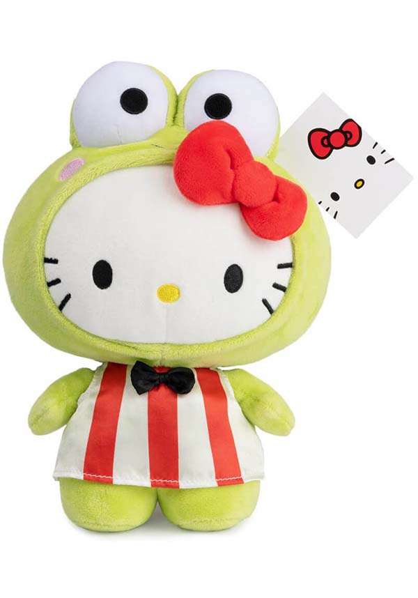 Large-sized Keroppi-themed Hello Kitty Plush Toy Costume
