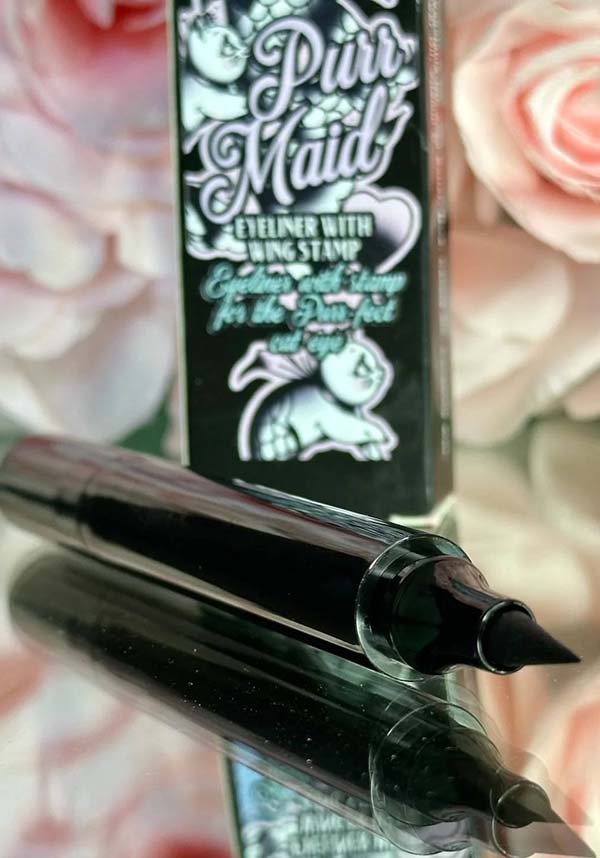 Purrmaid Black Eyeliner Stamp Duo - A Must - Have Makeup Product for Cat Eye Liner