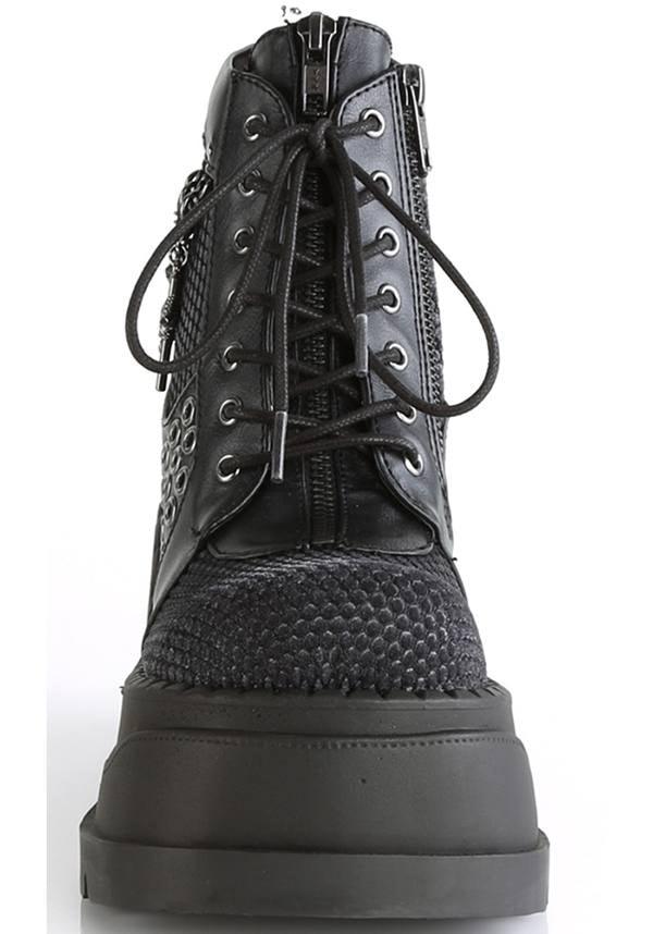 Black STOMP-18 Platform Boots - Preorder Now