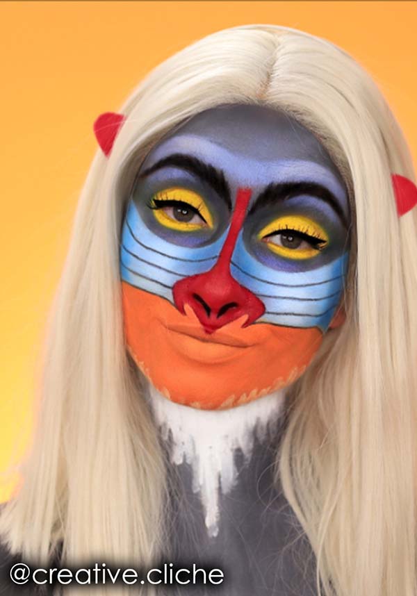 Mehron's Premium Orange Paradise Makeup AQ for Face and Body Painting
