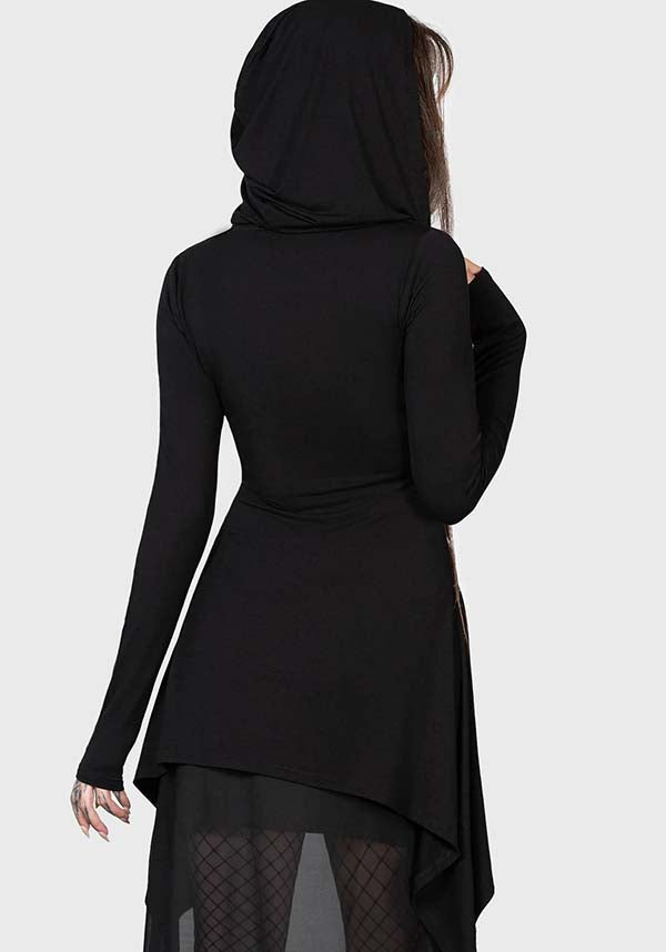 Lone Spirits Stylish Hooded TOP