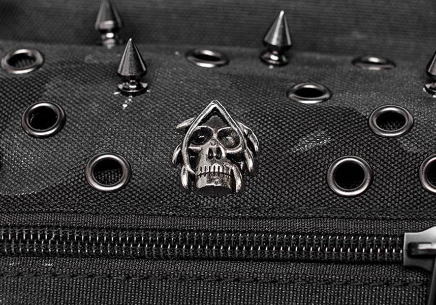 Stylish Blade Adjustable WAIST BAG with Punk Decoration