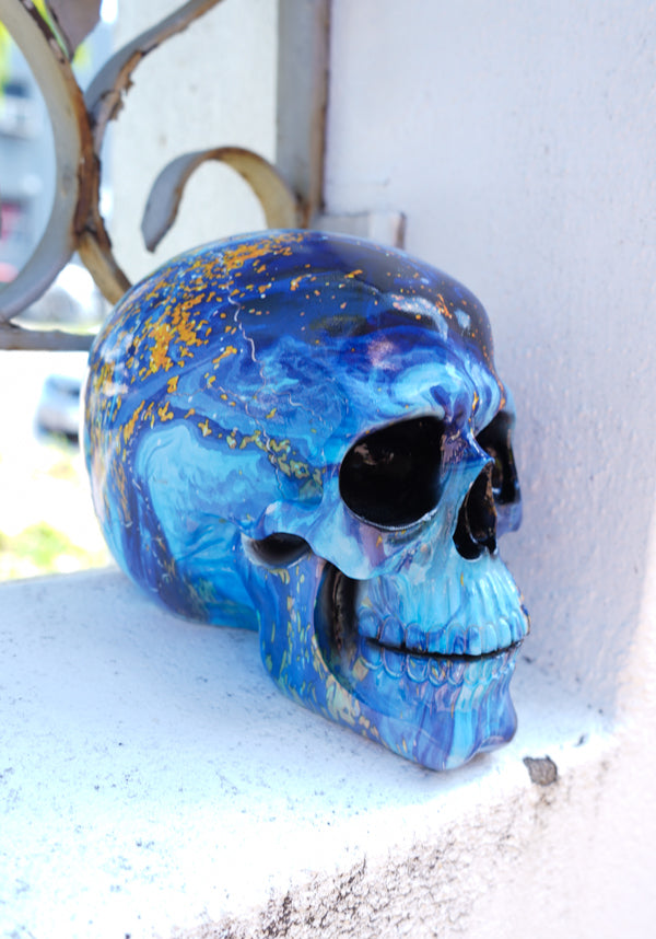 Gothic Decorative Poseidon's Grave Skull Statue