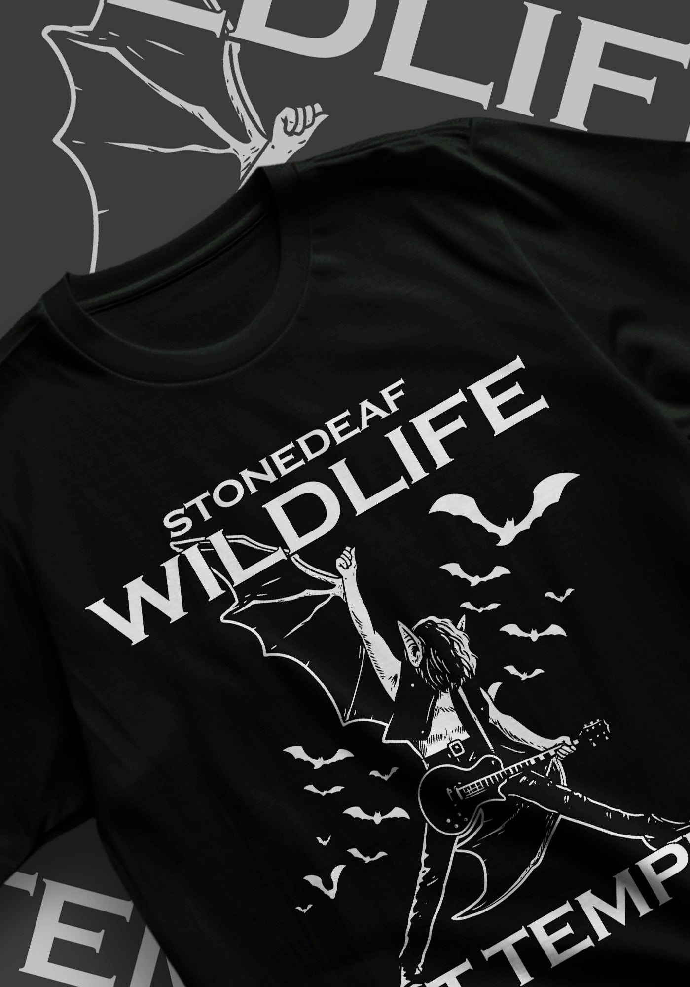 Bat Temple STONEDEAF CHARITY Men's Regular Fit T-Shirt