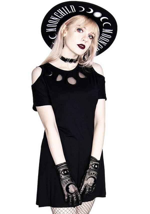 Enchanting Moon Phases Design Women's Tunic Dress