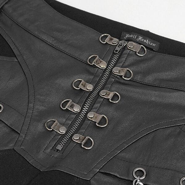 Devil Fashion's Lazarus Edgy Chain Pants for Punk Style Lovers
