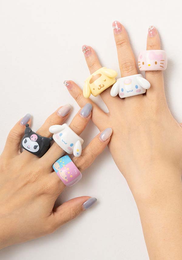 Sanrio Dreamy Blind Box Collectible Rings - A Mysterious Surprise Set