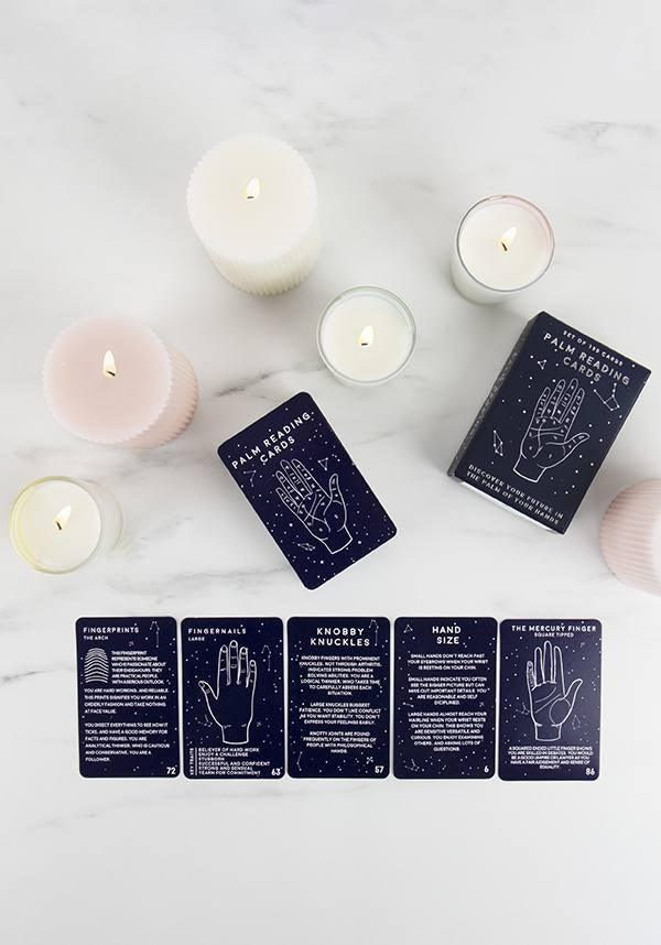 100-Card Kit for On-the-Go Palm Reading Learning