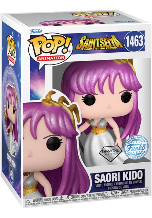 Diamond Glitter POP! Vinyl Figure - Saori Kido (Athena) from Saint Seiya
