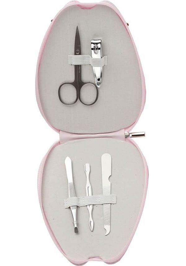 Adorable Pusheen Themed Five - Piece Manicure Set for Grooming