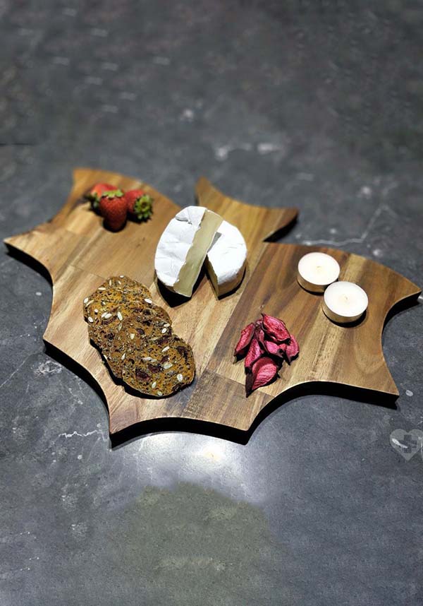Gothic Bat Shaped High - Quality Kiln Dried Chopping Board