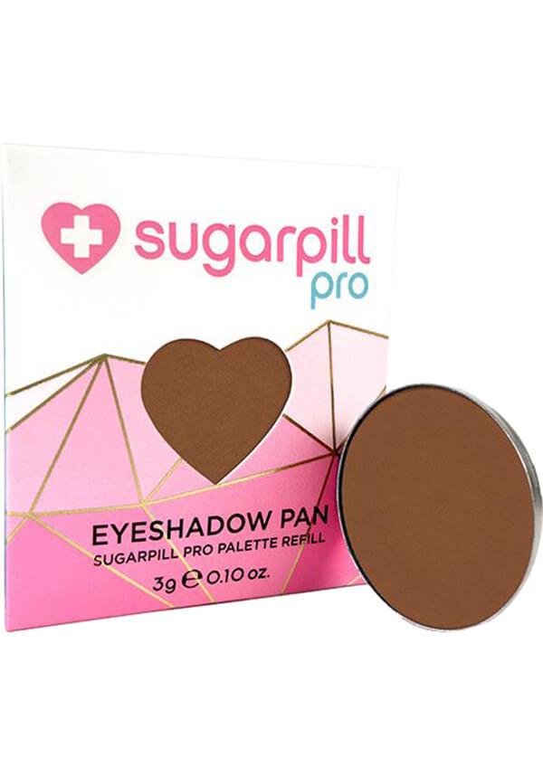 Text Me Professional Single Pan Eyeshadow with Warm Matte Brown Shade