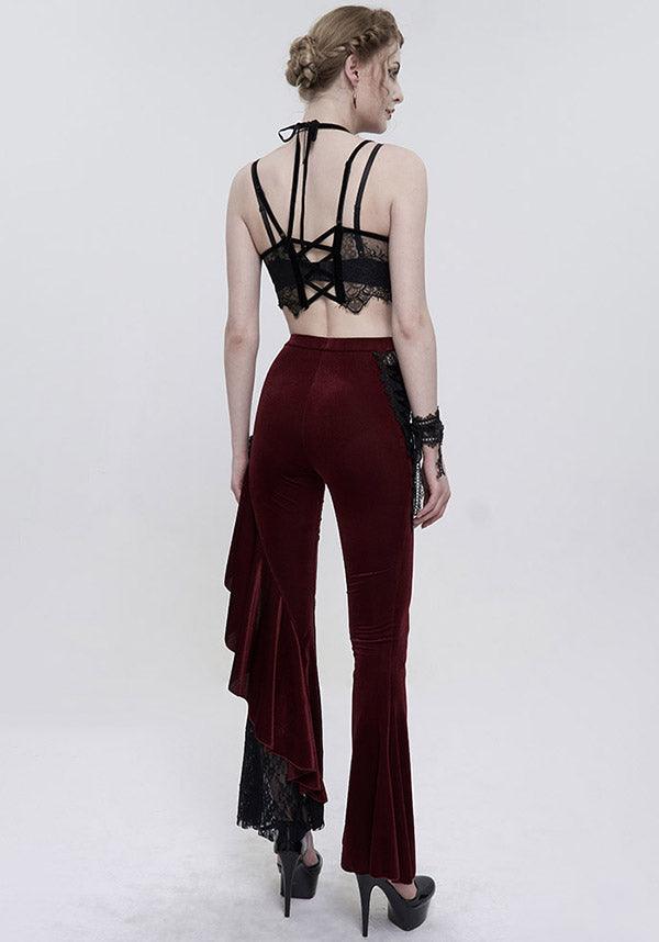 Scarlet Aura Gothic Lace Top for Seduction