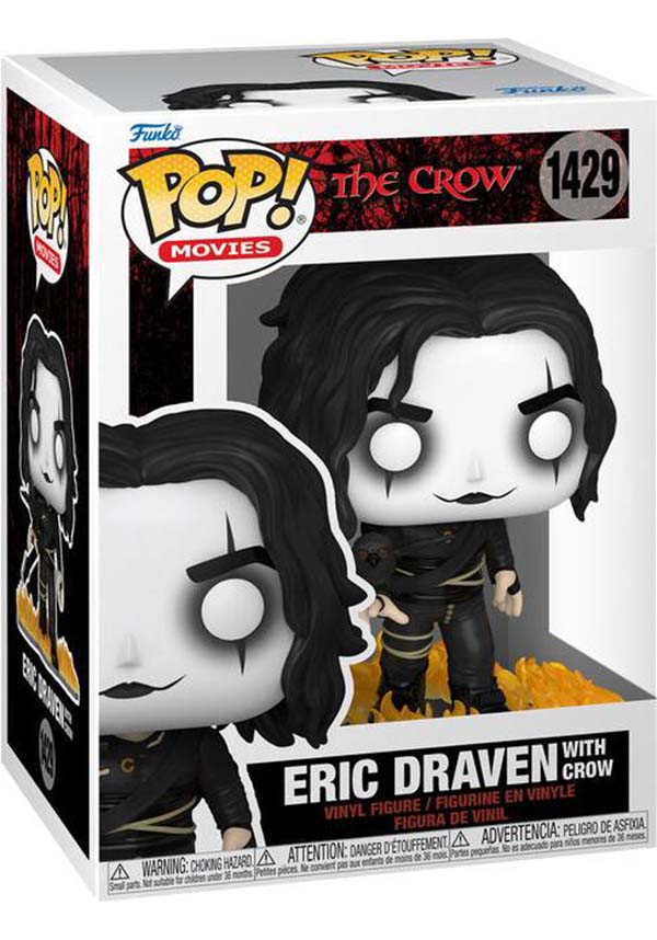 The Crow: Collectible Eric Draven with Crow POP! Vinyl Figurine