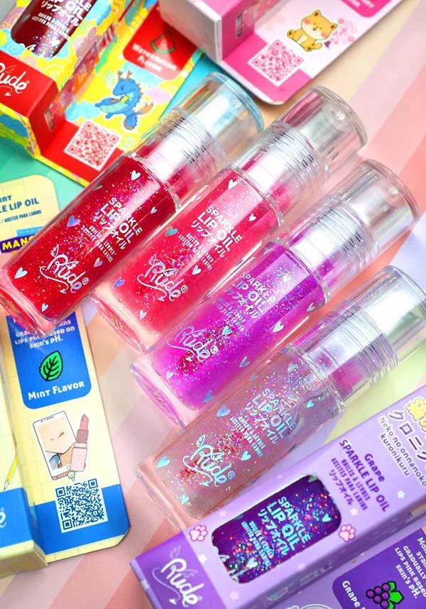 Sparkling Grape - Infused Manga Lip Oil for Moisturized Lips