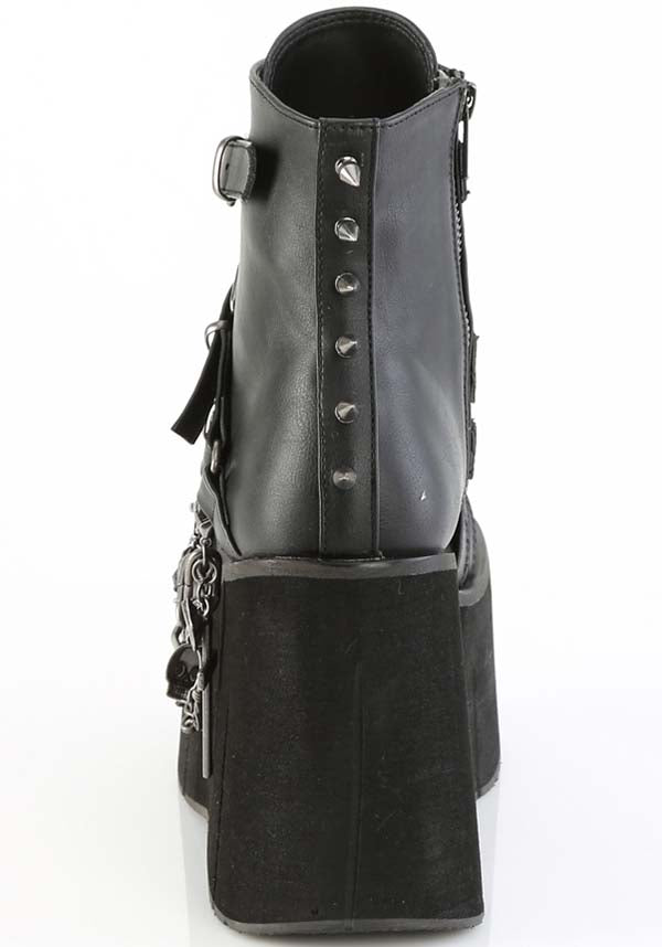 Demonia KERA - 68 Black Platform Ankle Boots for Alternative Fashion (Pre - order)