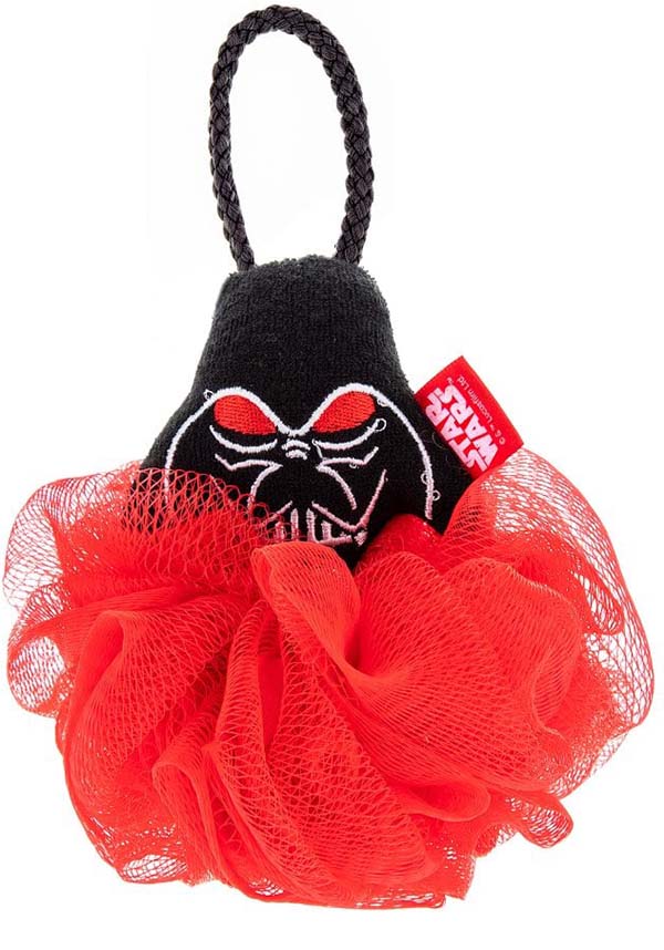 Star Wars Dark Side Themed Darth Vader Shaped Body Puff for Bathing