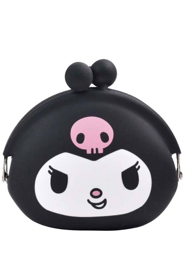 Adorable Kuromi Silicone Pochi Purse for Carrying Essentials