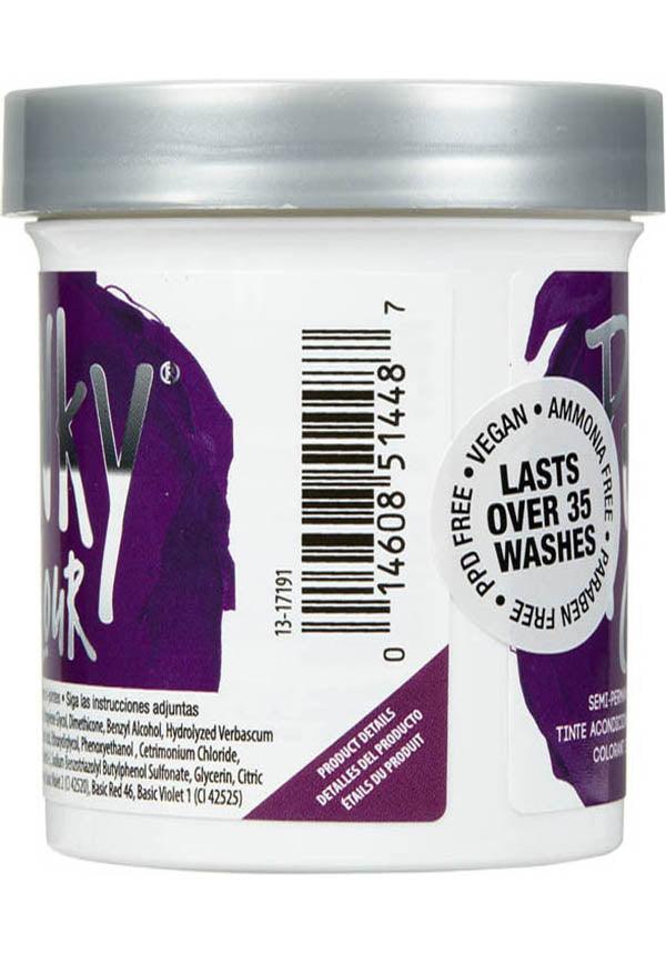 Punky Semi - Permanent Purple Hair Colour Creme for a Vibrant Look