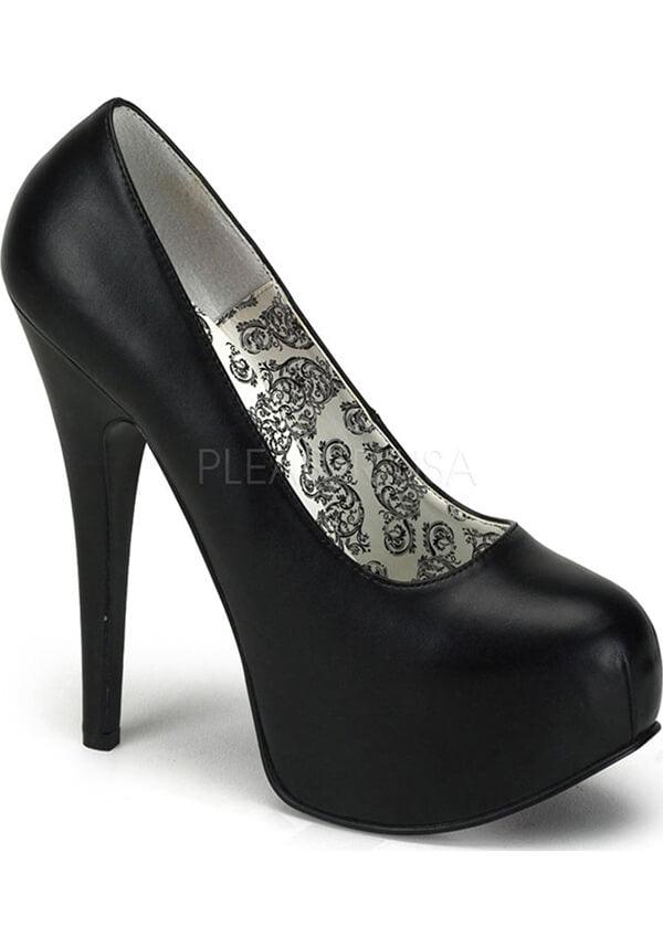 Bordello Black Patent Pump TEEZE - 06 High Heel Shoes [Pre - order]