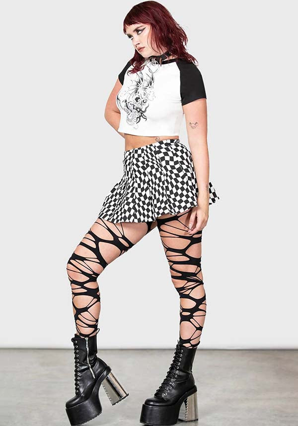 Punk and Wave Style Mini Skirt for Fashion Lovers