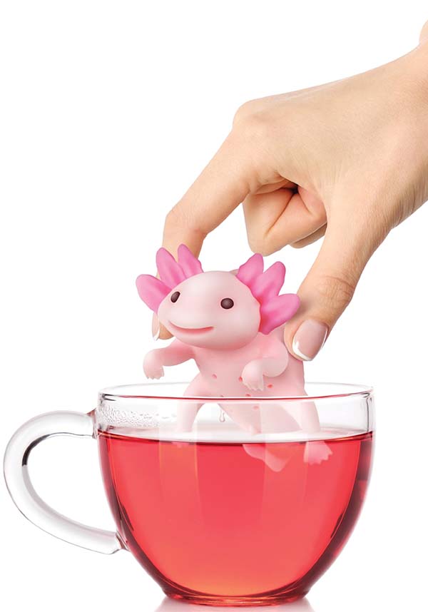 Fred's Relaxing Axolotl Tea Infuser - A Charming Way to Brew Tea