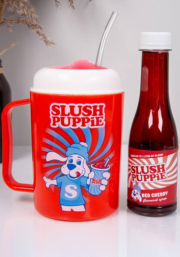 Limited Edition Red Cherry Syrup and Slushie Making Cup Set