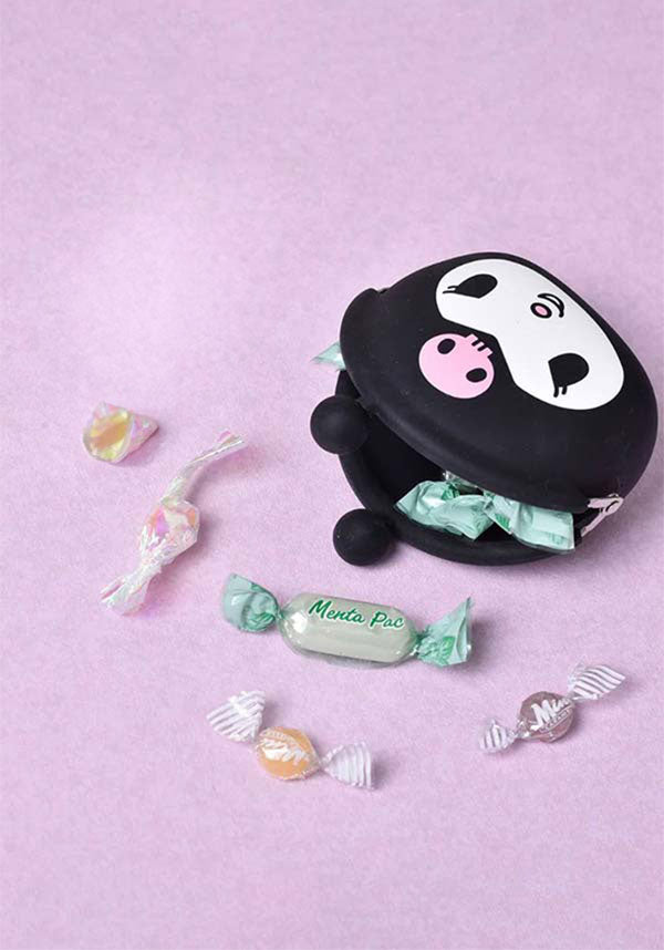 Adorable Kuromi Silicone Pochi Purse for Carrying Essentials