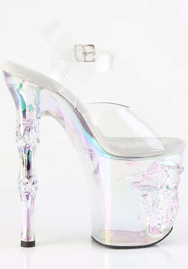 PREORDER - RAPTURE-808HT Clear Platform Heels for a Stunning Look