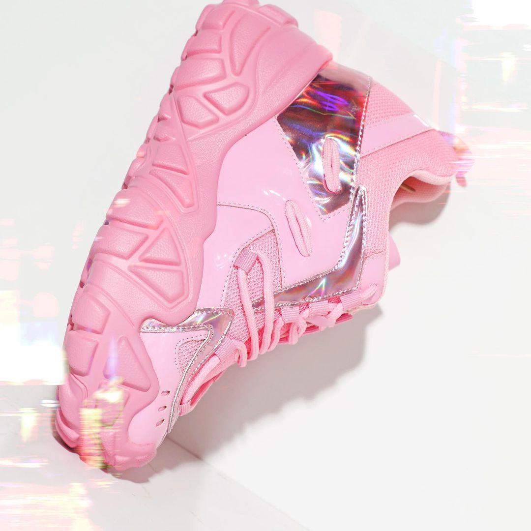 Pink Persimmon 01 Statement Sneakers for Fashion-Forward Individuals