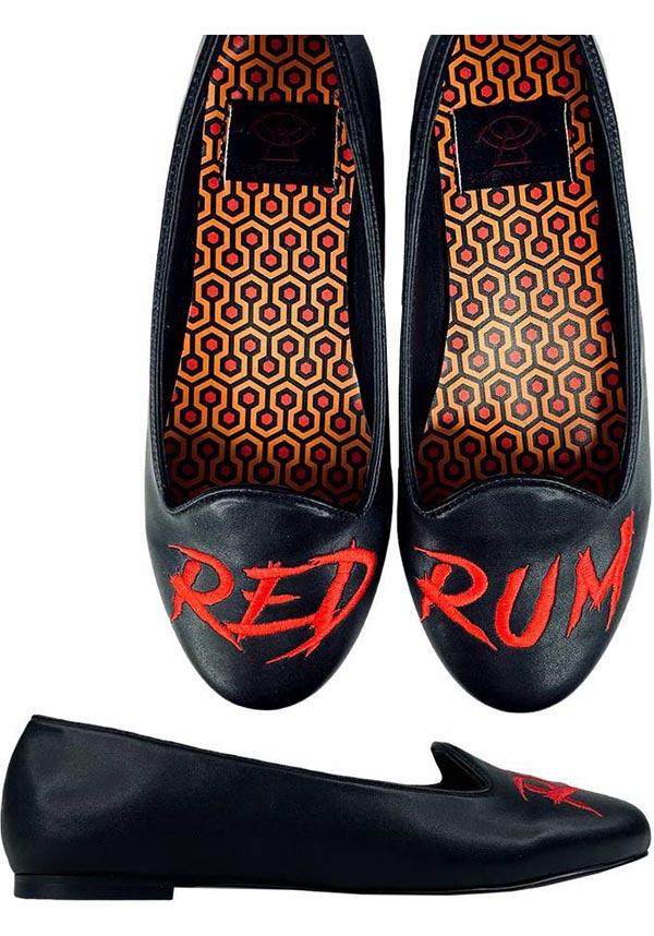 Strangecvlt Horror-Inspired Redrum Elegant Vegan Flats