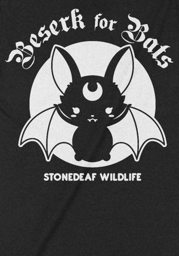 STONEDEAF CHARITY - Beserk for Bats Ladies Fitted T-Shirt