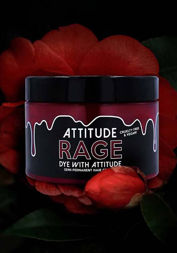 Attitude Rage Red Semi - Permanent Hair Dye, 135 ml, Vegan & Cruelty - Free