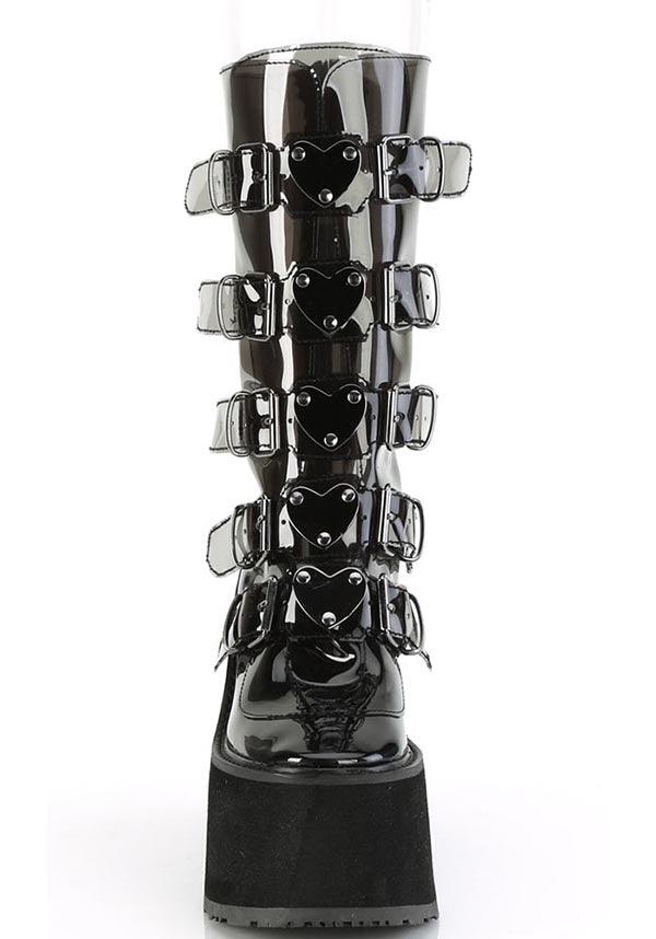 PREORDER: SWING-230C Platform Boots in Smoke TPU