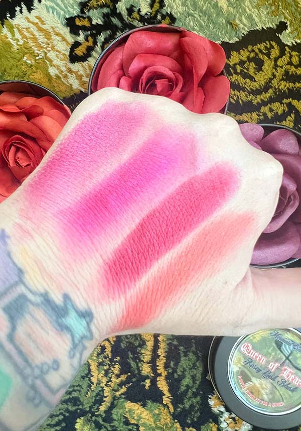 ROSEY LUSH BLUSH - Tea Party Deep Mauve Shimmer Blush