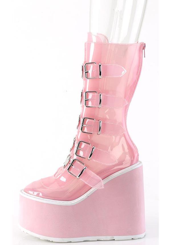 PREORDER! Baby Pink TPU SWING-230C Platform Boots for Babies