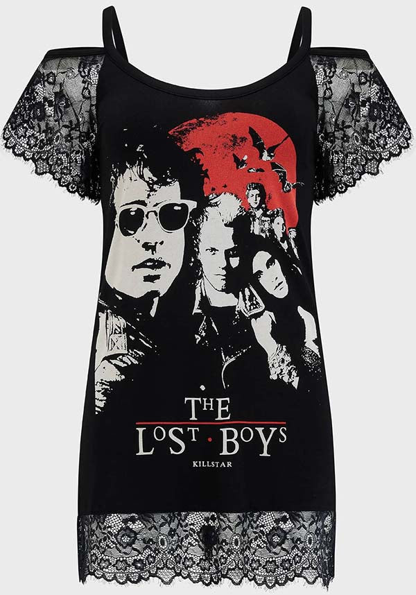 Bad Element Cold Shoulder Women's Fashion Top Inspired by Lost Boys