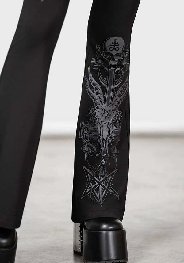 Soft Stretch Cotton Flared Late Dawn FLARES