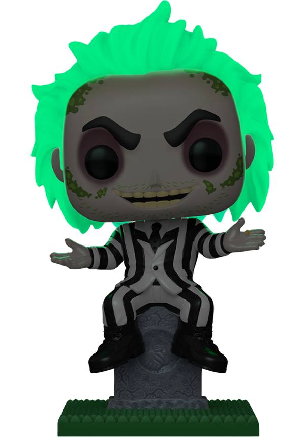 Beetlejuice Glow-in-the-Dark POP! Vinyl Figure on Stone GW [RS]