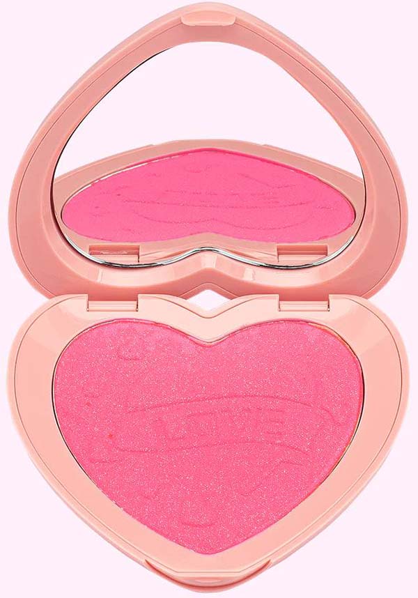 Adorable Vegan Sweet Pea Cheeky Heart Blush in Bright Pink