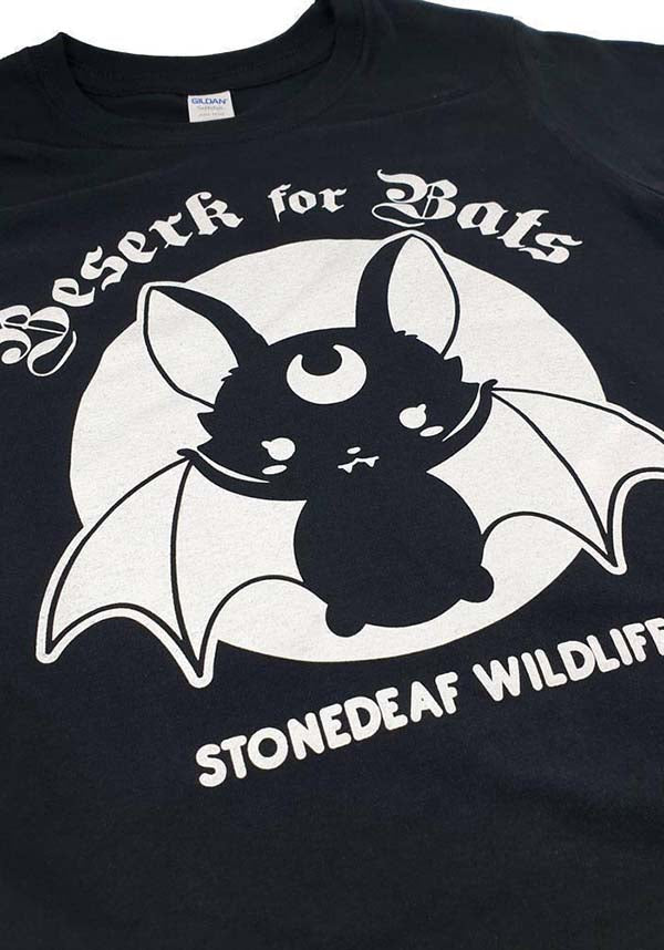 STONEDEAF CHARITY - Beserk for Bats Ladies Fitted T-Shirt