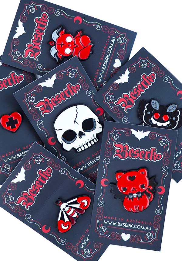 Cute Kawaii Mothman Enamel Lapel Pin for Fashion and Decoration