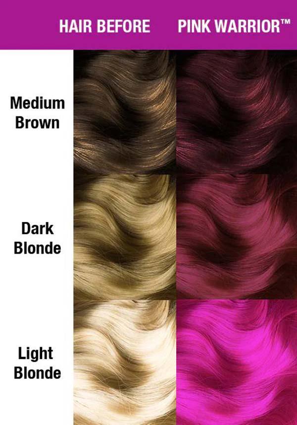 Amplified Cool-Toned Medium Neon Pink Hair Dye - Pink Warrior