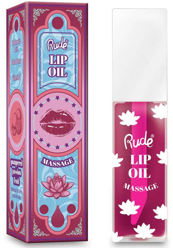 Pampered Passion - Rude Cosmetics' Moisturizing Lip Oil Massage