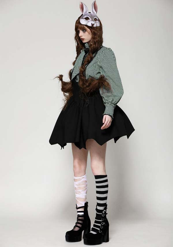 Gothic-Style High Waisted Batwing Skirt for a Dramatic Look