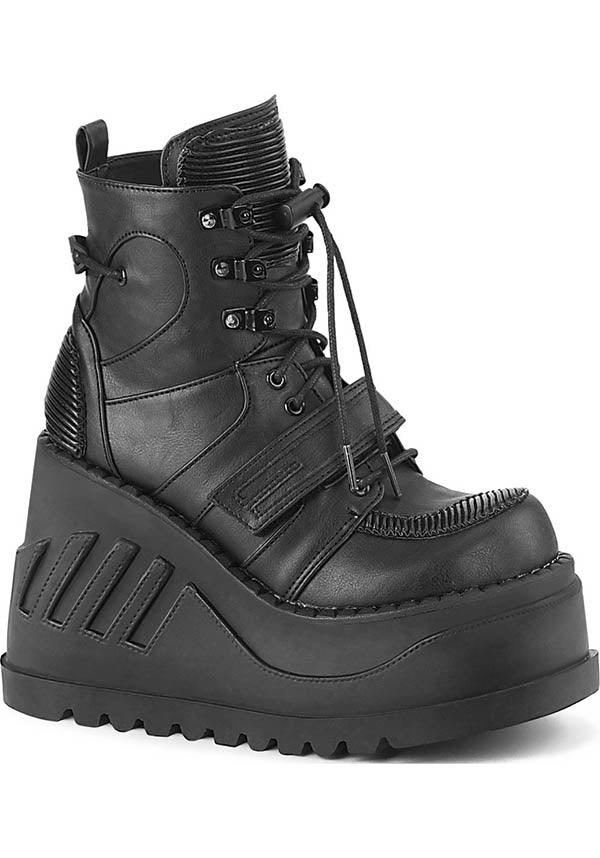 Black STOMP-13 Platform Boots - Preorder Now!