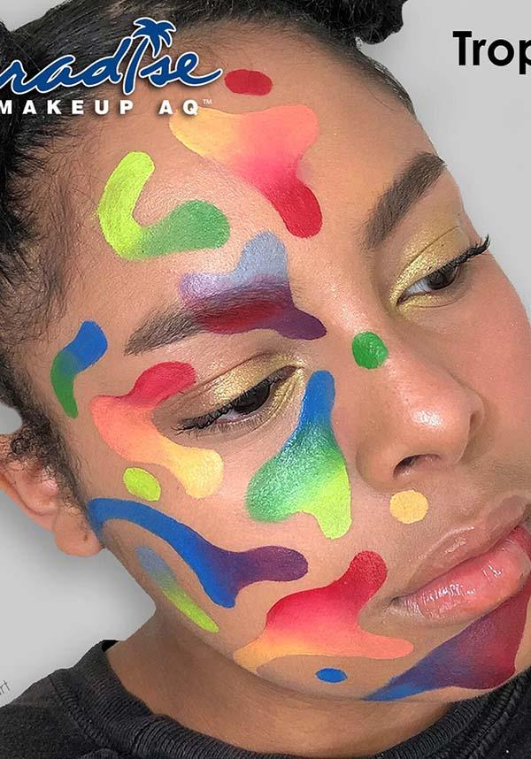 Mehron Paradise Makeup AQ Basic Face and Body Painting Makeup Palette with 8 Colors
