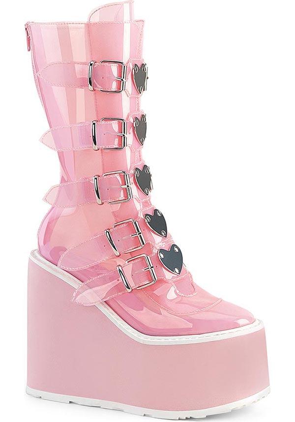 PREORDER! Baby Pink TPU SWING-230C Platform Boots for Babies