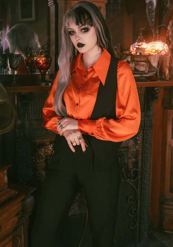 Lively Ghosts' Fashionable Jigsaw Black Vest for the Stylish