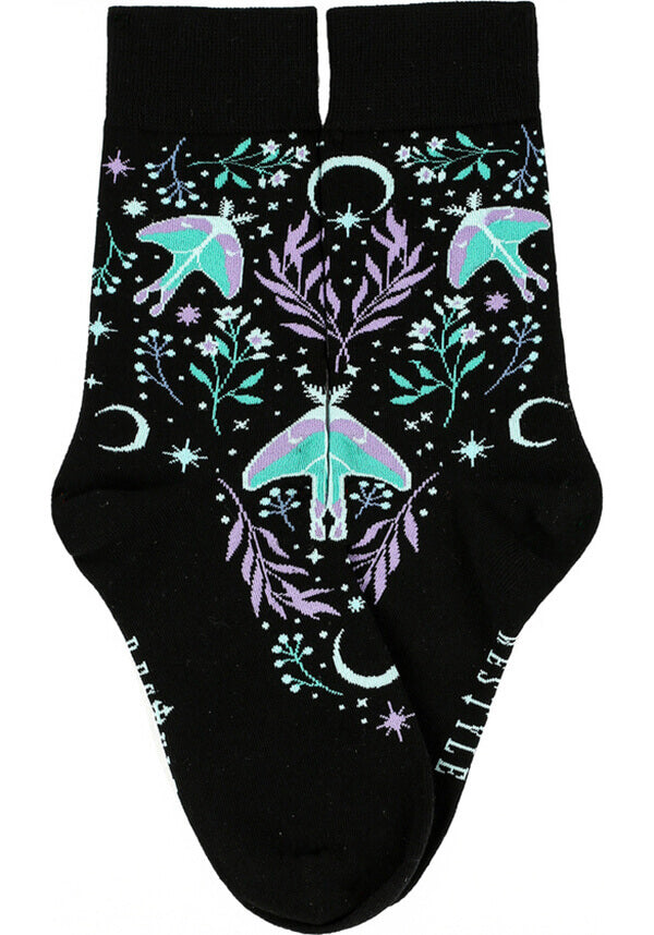 Restyle's Enchanting Moonglow Breathable & Stretchy Socks